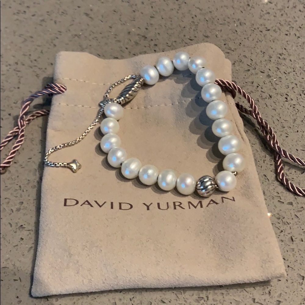 David Yurman Spiritual Bears Pearl Bracelet